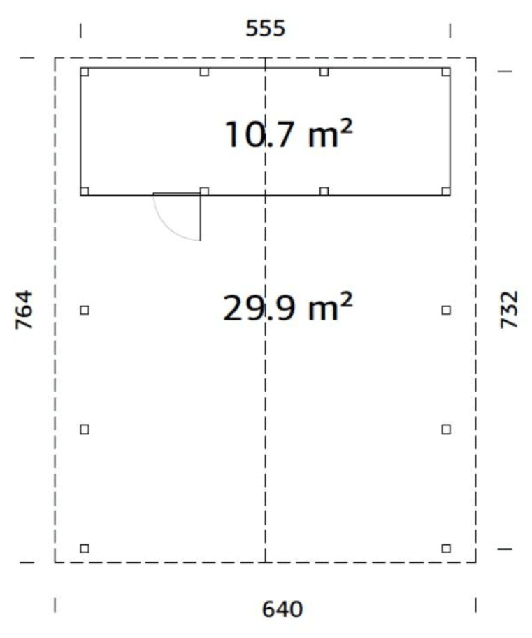 Auto nojume Robis ar noliktavu 40.6 m² - HOLDORS