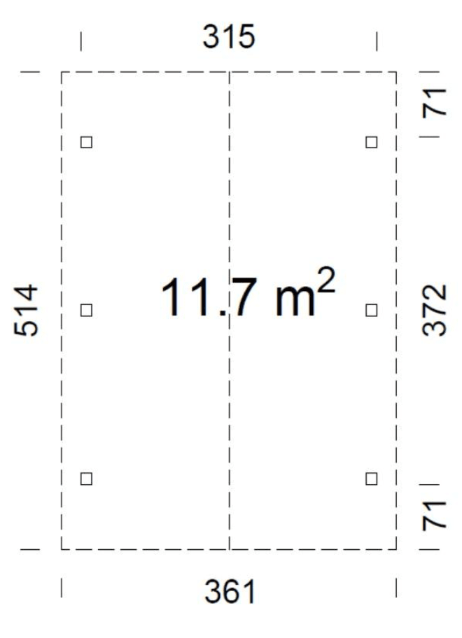 Auto novietne Robis 11.7 m² - HOLDORS