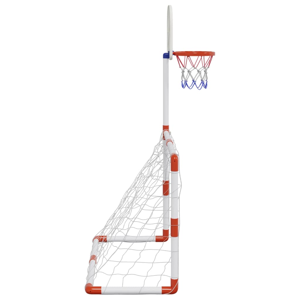 Bērnu Futbola Un Basketbola Komplekts Ar Bumbām 98X50X70 Cm - HOLDORS