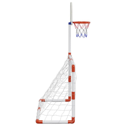 Bērnu Futbola Un Basketbola Komplekts Ar Bumbām 98X50X70 Cm - HOLDORS