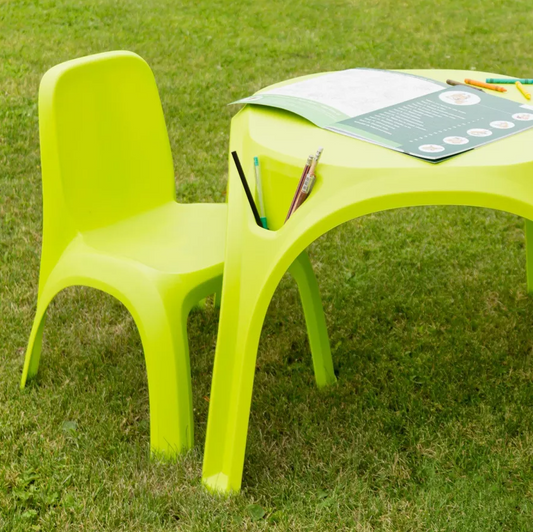 Детский стульчик Kids Table зеленый