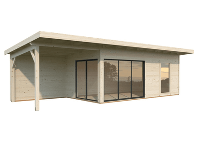 Brīvdienu māja Andris 17.1 + 7.9 m² - HOLDORS