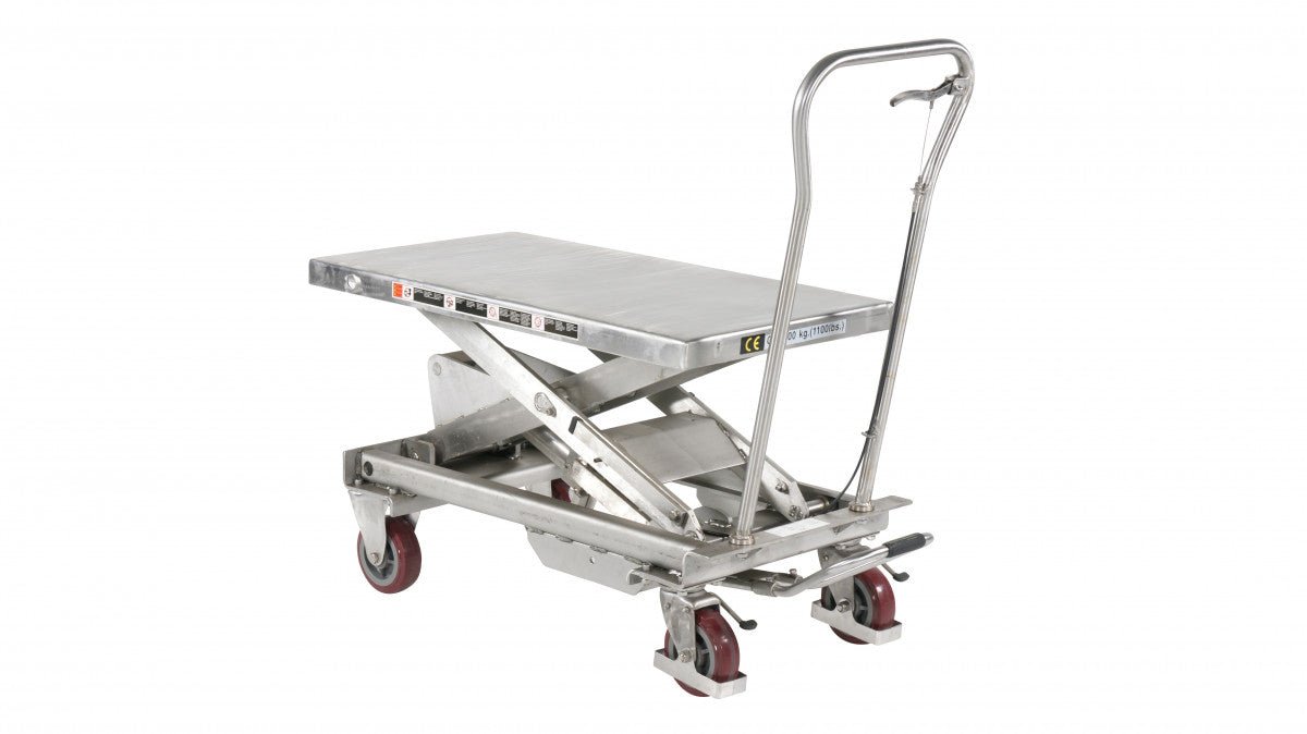 BSS50 Stainless Lift table 500 kg - HOLDORS