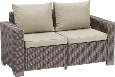 Dārza dīvāns divvietīgs California 2 Seater Sofa bēšs