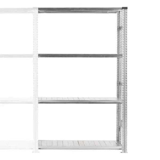 Cinkotu metāla plauktu papildsekcija, 4 plaukti, 1972x1050x400mm - HOLDORS