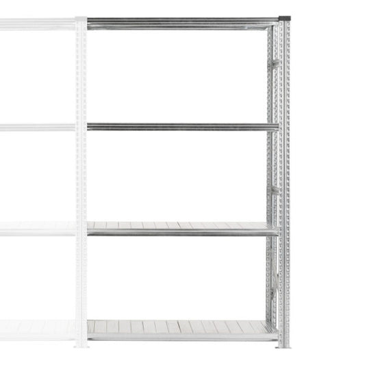 Cinkotu metāla plauktu papildsekcija, 4 plaukti, 3000x900x600mm - HOLDORS