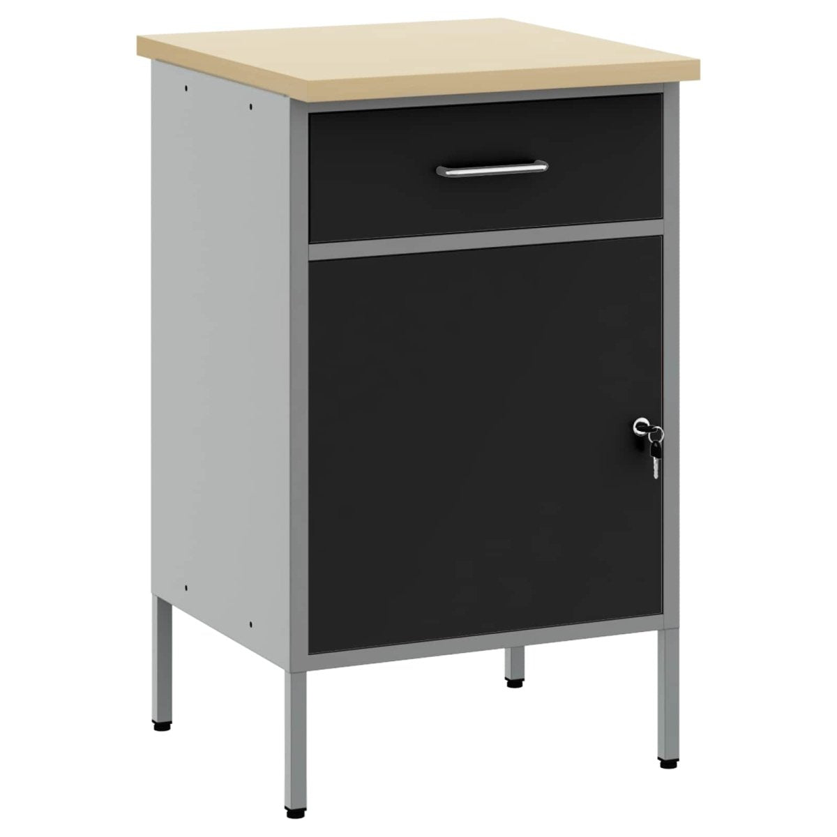 Darbagalds Ar Atvilktni Sarkans Un Pelēks 50 X 55 X 85 Cm - HOLDORS