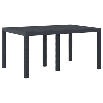 Dārza Galds 150 X 100 X 73 Cm Poliratāns - HOLDORS