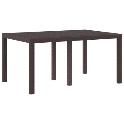 Dārza Galds 150 X 100 X 73 Cm Poliratāns - HOLDORS