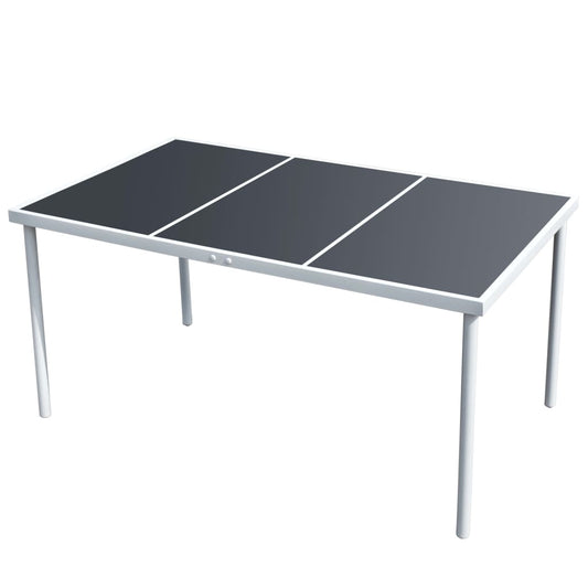 Dārza Galds, 150X90X74 Cm, Melns Tērauds - HOLDORS