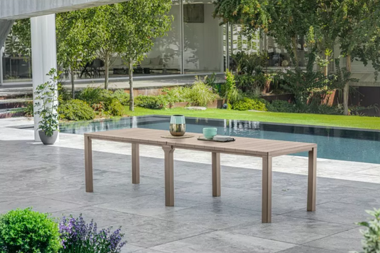 Садовый стол Julie Double Table (2 конфигурации), бежевый