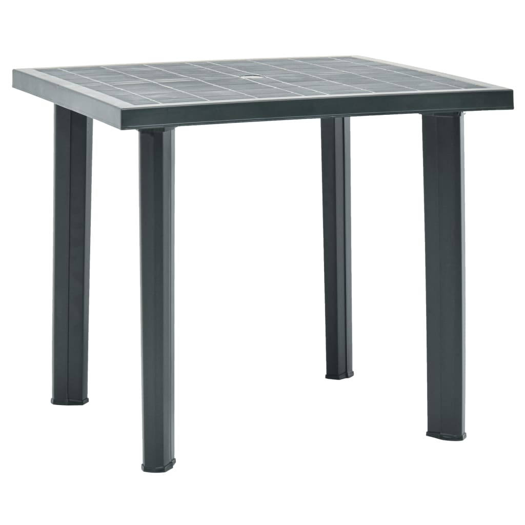 Dārza Galds, Zaļš, 80X75X72 Cm, Plastmasa - HOLDORS