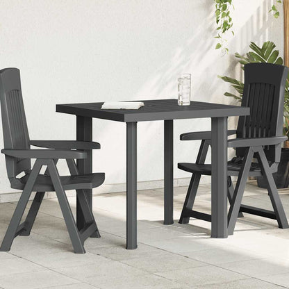 Dārza Galds, Zaļš, 80X75X72 Cm, Plastmasa - HOLDORS