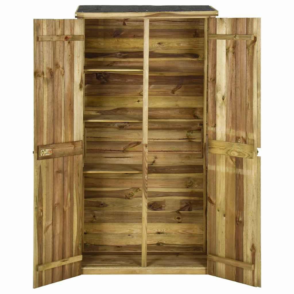 Dārza Instrumentu Šķūnis, 85X48X177 Cm, Priedes Koks - HOLDORS