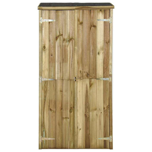 Dārza Instrumentu Šķūnis, 85X48X177 Cm, Priedes Koks - HOLDORS