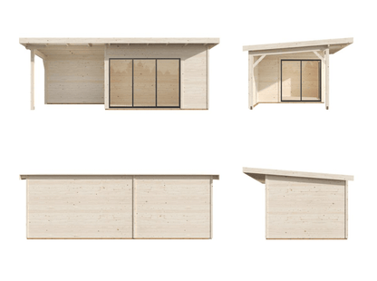 Dārza koka māja Andris 11.2 + 7.9 m² - HOLDORS