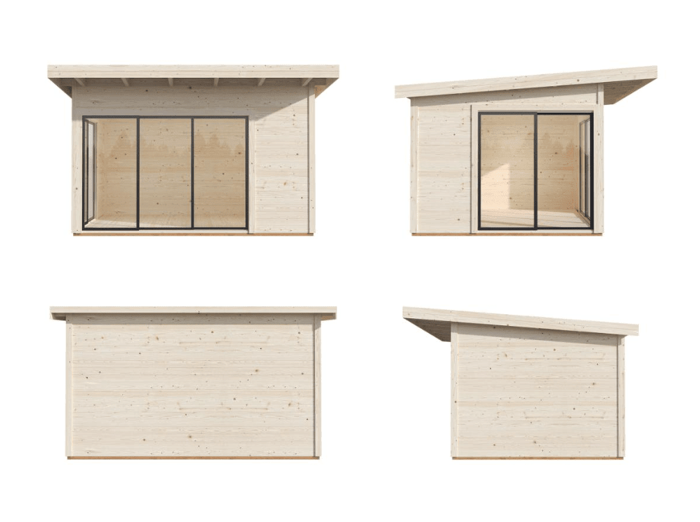 Dārza koka māja Andris 11.2 m² - HOLDORS