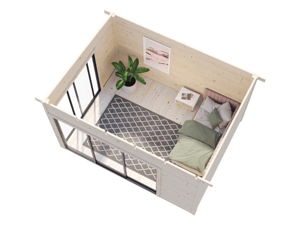 Dārza koka māja Andris 11.2 m² - HOLDORS