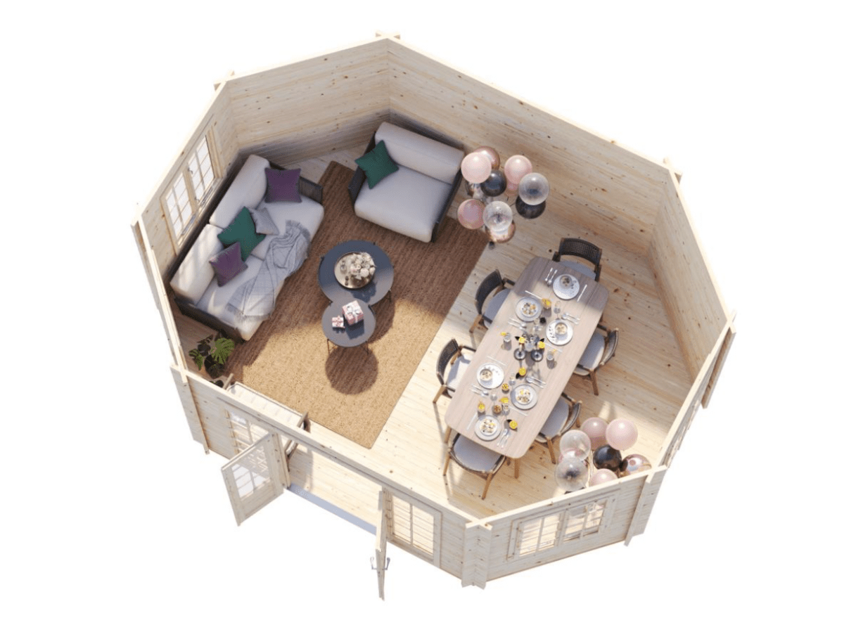 Dārza lapene Hanna 20.3 m² - HOLDORS