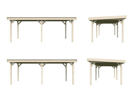 Dārza lapene Liene 16.6 m2 - HOLDORS