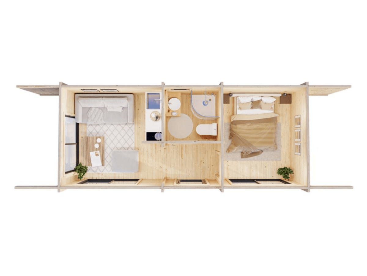 Dārza māja Cecīlija 21.8 m² - HOLDORS