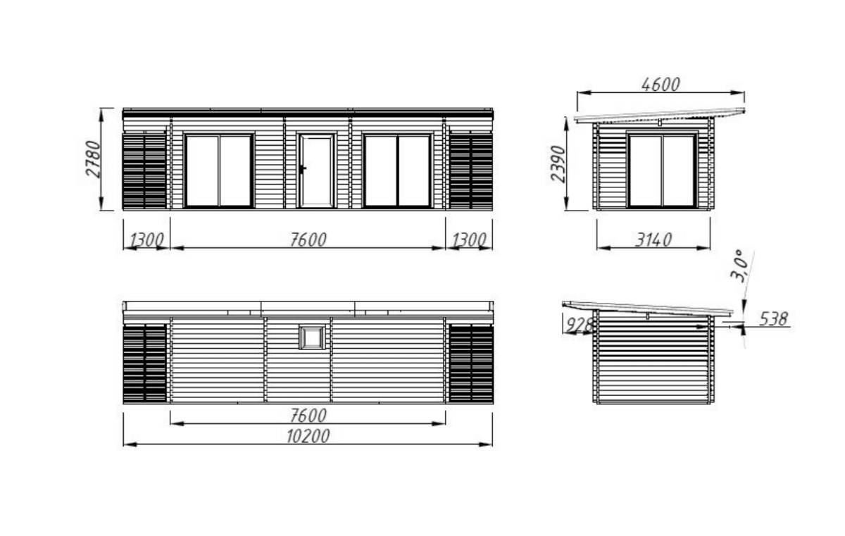 Dārza māja Cecīlija 21.8 m² - HOLDORS