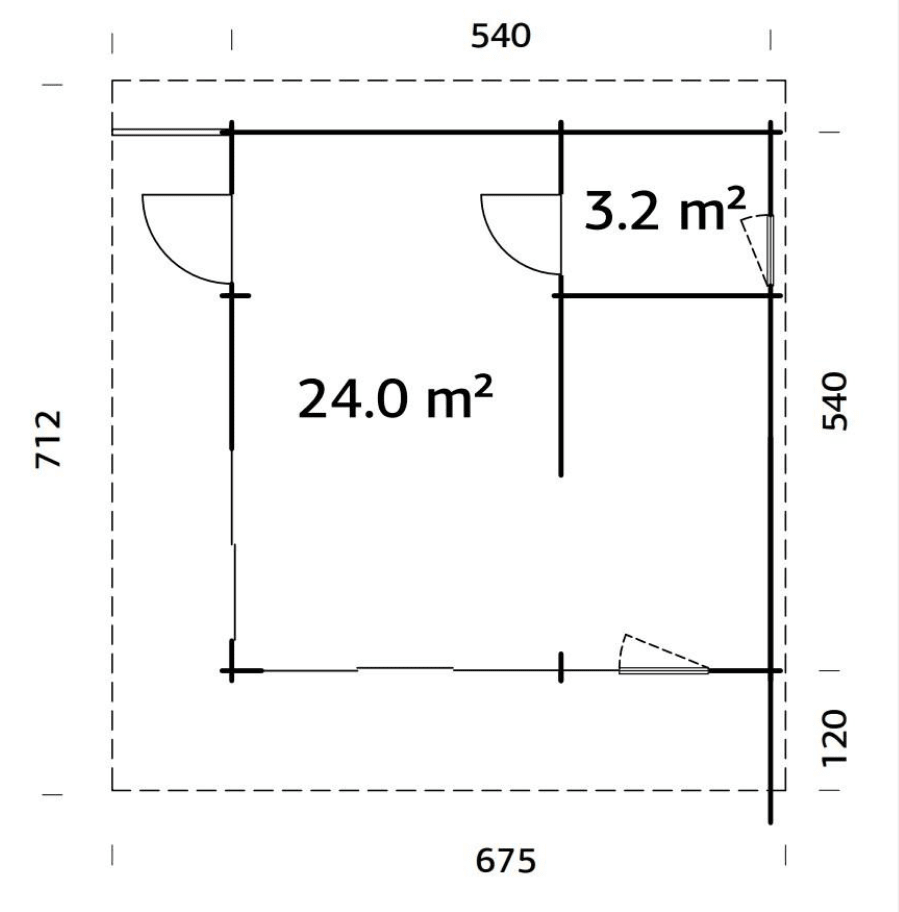 Dārza māja Cecīlija 27.2 m² - HOLDORS