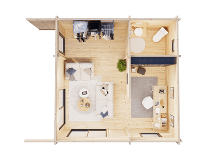 Dārza māja Cecīlija 27.2 m² - HOLDORS
