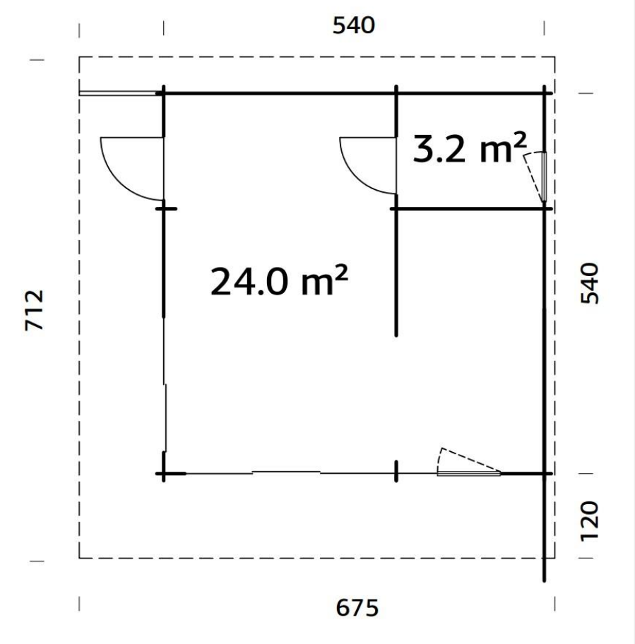 Dārza māja Cecīlija 27.2 m²