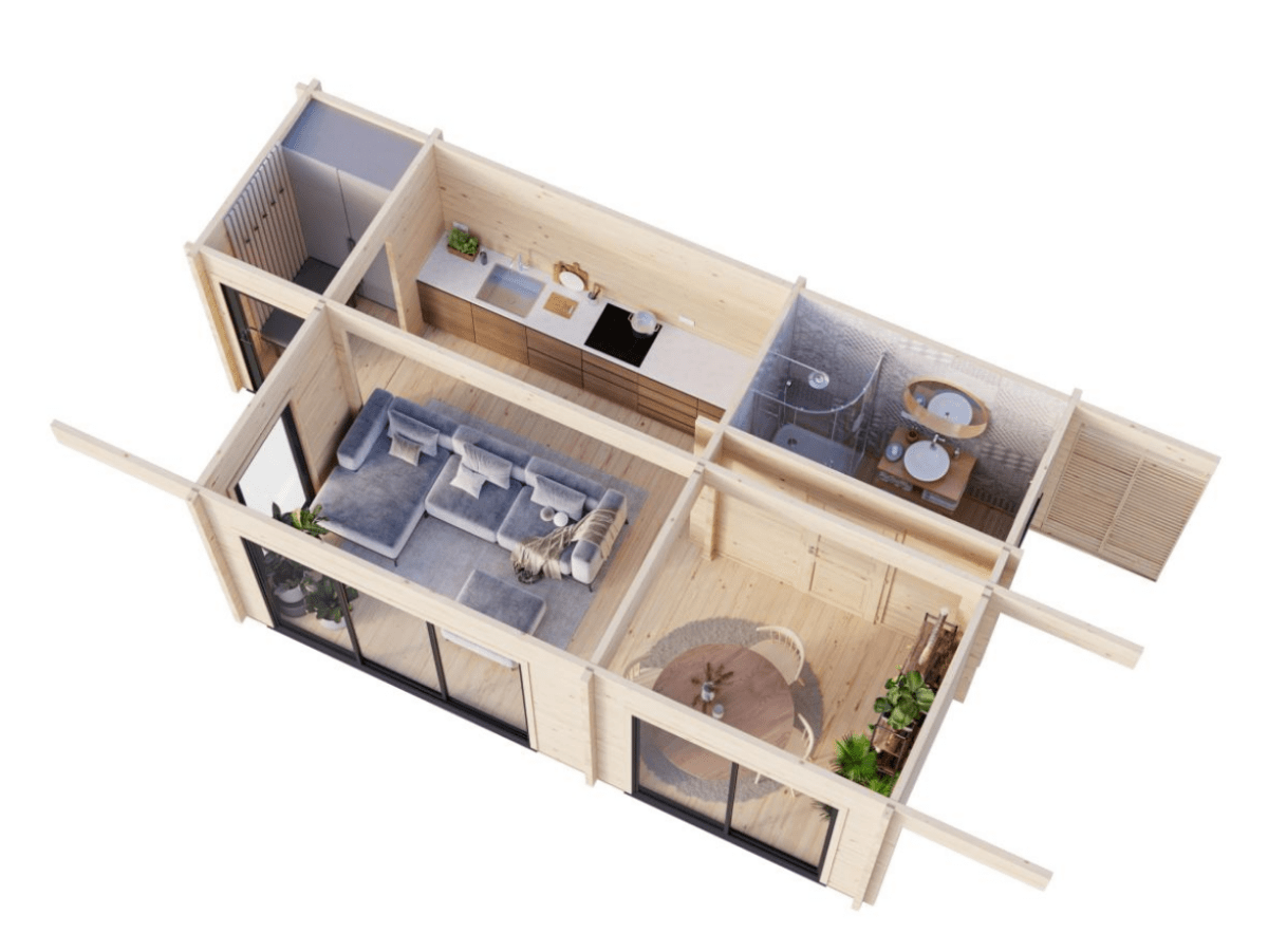 Dārza māja Cecīlija 27.3 m² - HOLDORS