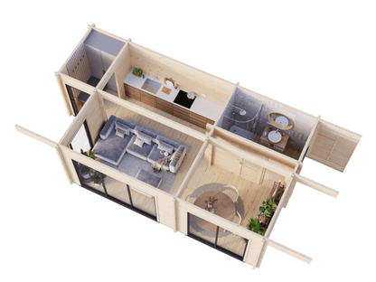 Dārza māja Cecīlija 27.3 m² - HOLDORS