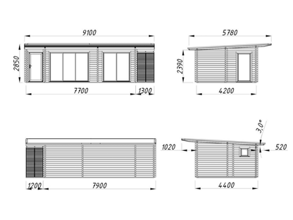 Dārza māja Cecīlija 27.3 m² - HOLDORS