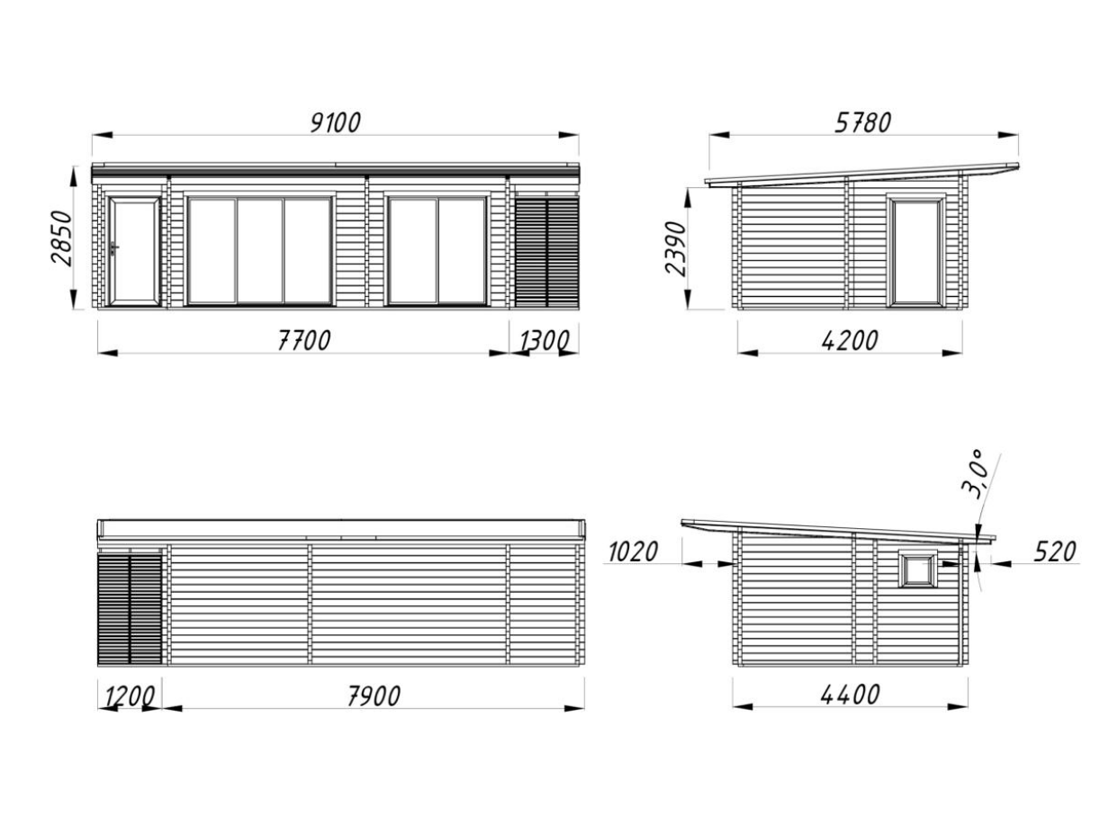 Dārza māja Cecīlija 27.3 m²