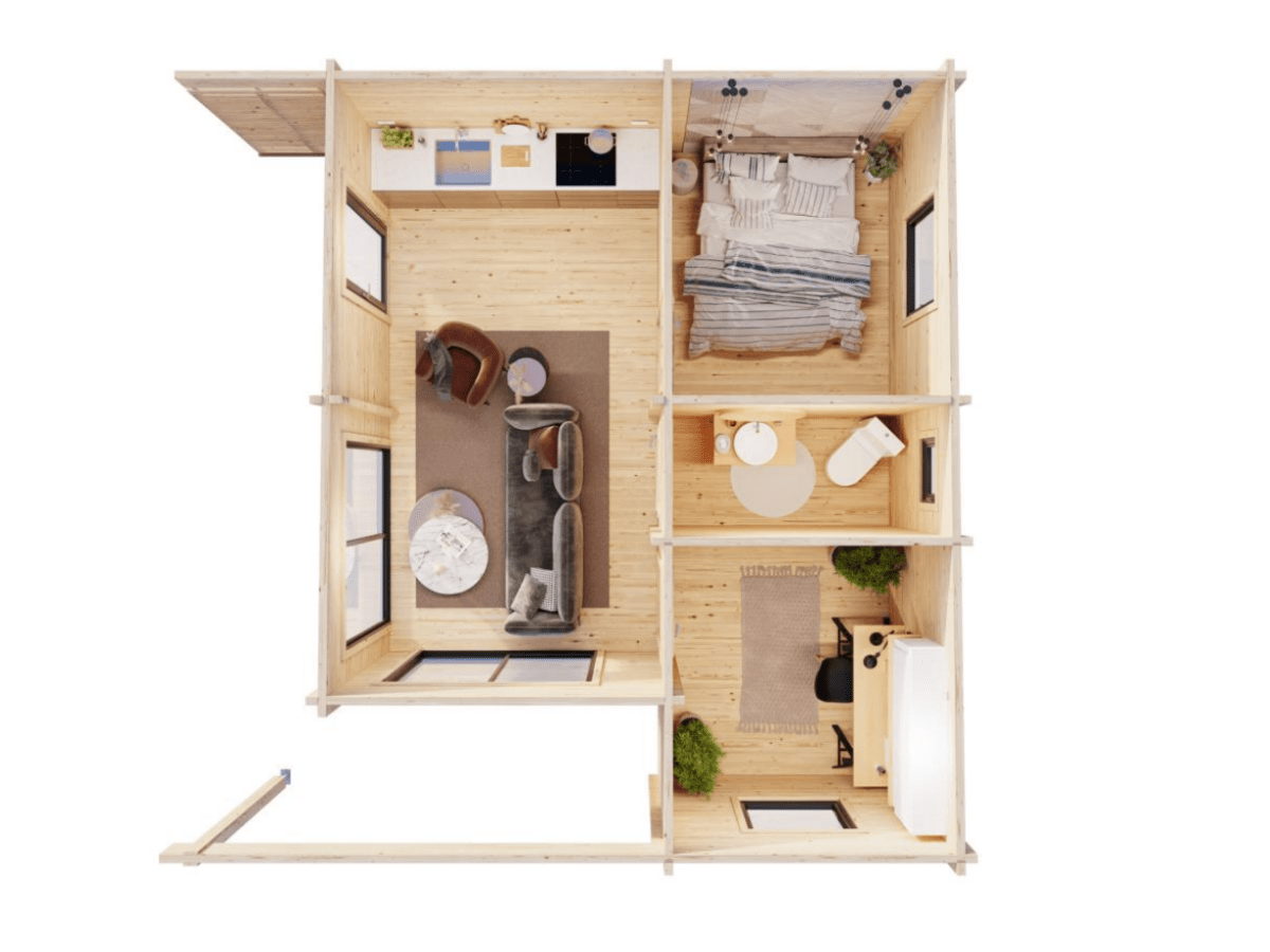 Dārza māja Cecīlija 30.0 m² - HOLDORS