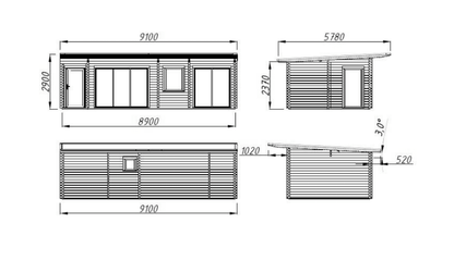 Dārza māja Cecīlija 32.0 m² - HOLDORS