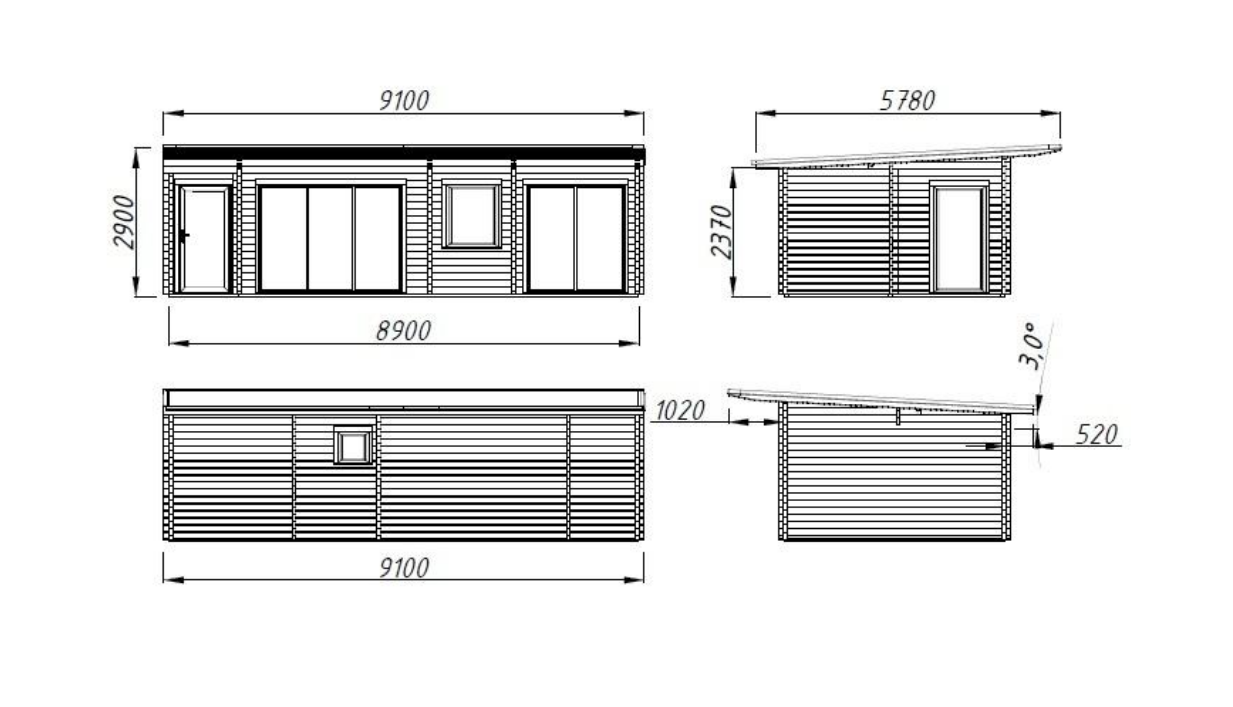Dārza māja Cecīlija 32.0 m²