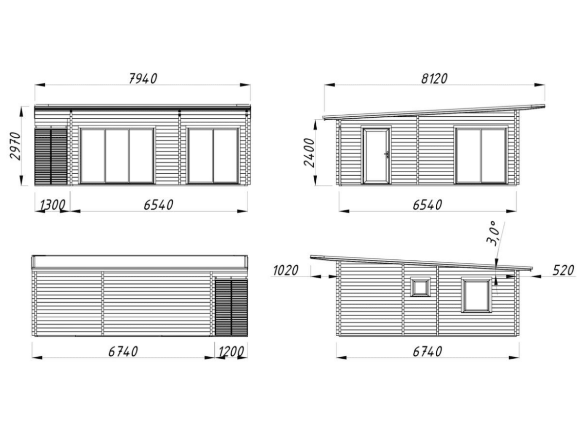 Dārza māja Cecīlija 39.9 m² - HOLDORS