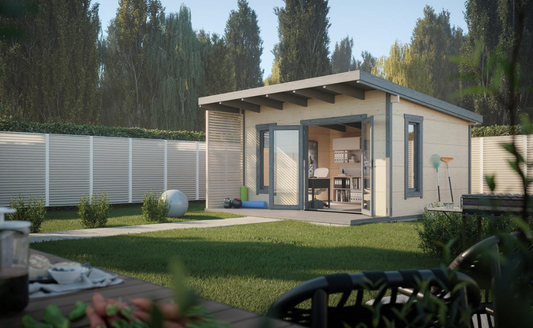 Koka dārza mājiņa Greisa 14.5 m2