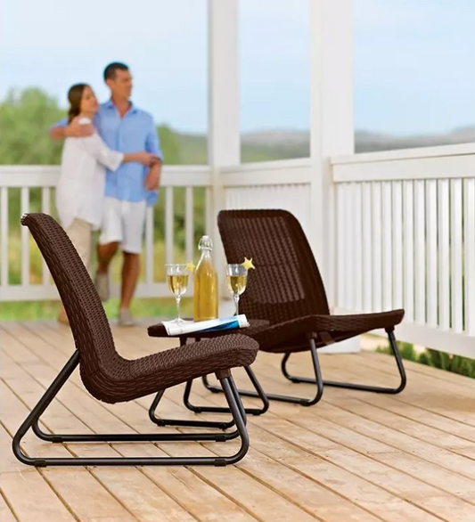 Dārza mēbeļu komplekts Rio Patio Set brūns
