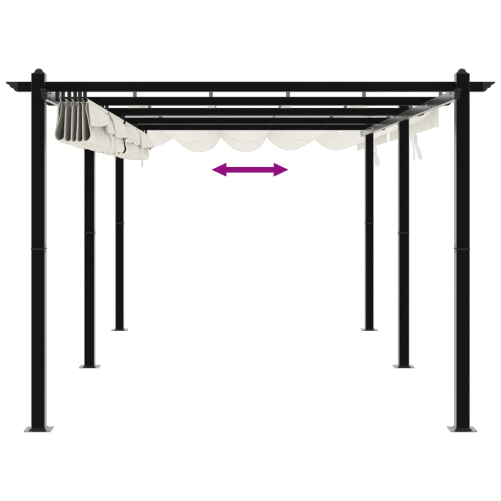 Dārza Nojume Ar Izvelkamu Jumtu, 3X6 M, S - HOLDORS