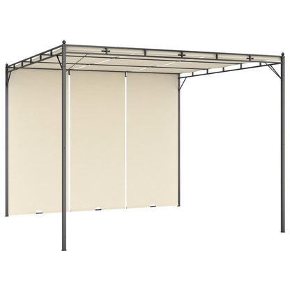 Dārza Nojume Ar Sānu Aizkariem, 4X3X2,25 M, Antracītpelēka - HOLDORS