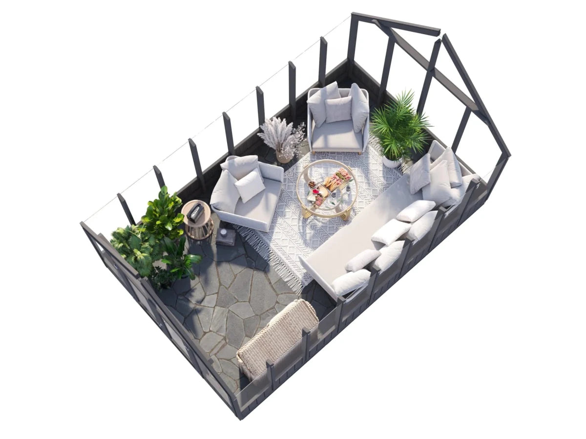 Dārza oranžērija Emīlija — 13.8 m² - HOLDORS