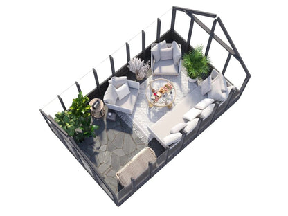 Dārza oranžērija Emīlija — 13.8 m² - HOLDORS