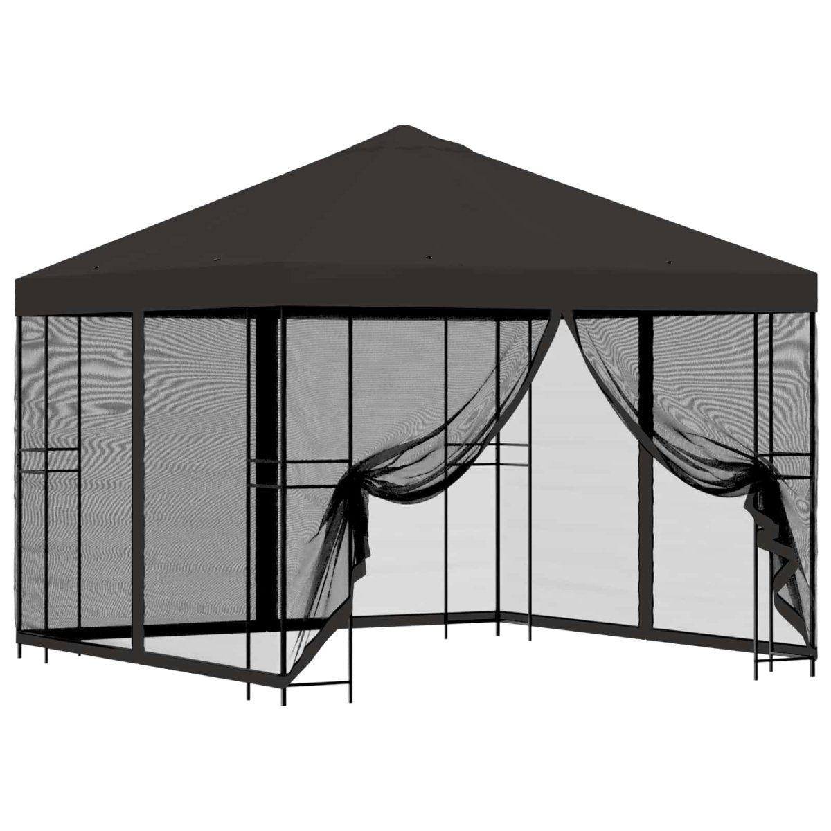 Dārza Paviljons Ar Sānu Sienām 3 X 3 M - HOLDORS