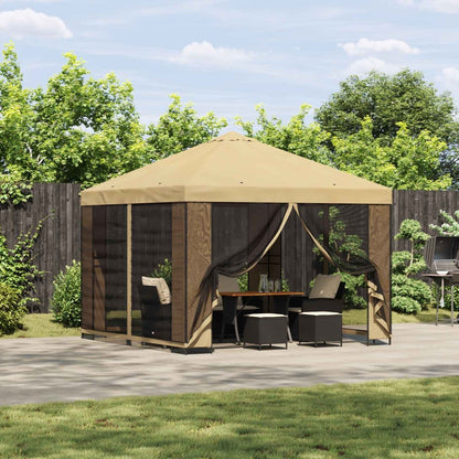 Dārza Paviljons Ar Sānu Sienām 3 X 3 M - HOLDORS