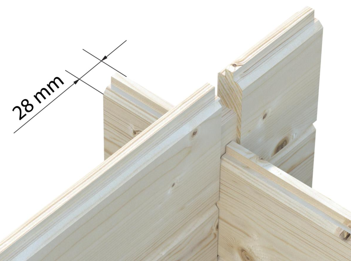 Dārza paviljons Melānija 7.0 + 8.1 m²