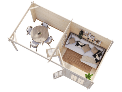 Dārza paviljons Melānija 7.0 + 8.1 m² - HOLDORS