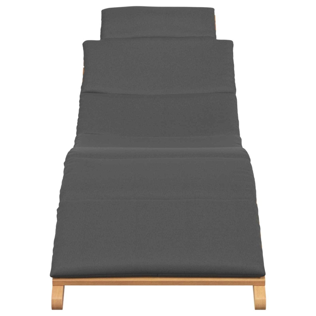 Dārza Sauļošanās Krēsls Ar Spilvenu Brūna 198 X 55 X 58,5 Cm - HOLDORS