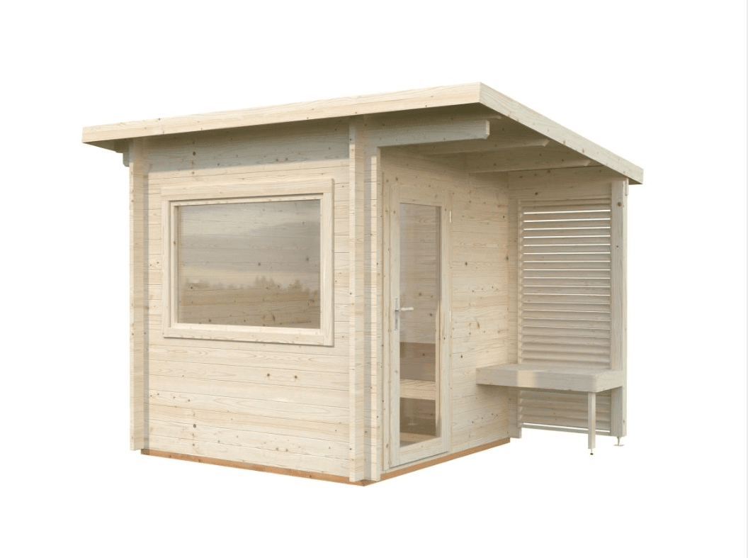 Dārza sauna pirts Sanija 4.1 m2 - HOLDORS