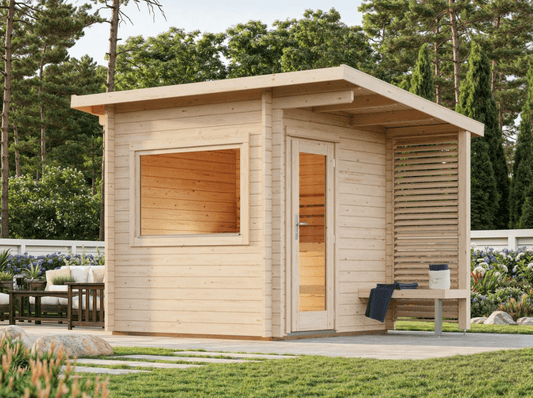 Dārza sauna pirts Sanija 4.1 m2 - HOLDORS